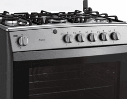 Cocina a gas 32" con quemador triple corona
