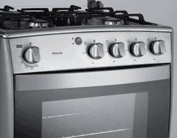 Cocina a gas 4 quemadores 24"