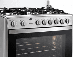 Cocina a gas 6 quemadores con grill y asador