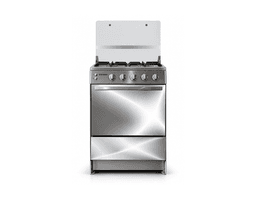 Cocina a gas 4 quemadores 24" con grill