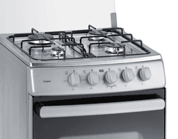 Cocina a gas 4 quemadores 20"