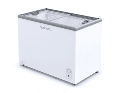 Congelador horizontal tapa de vidrio 246 L